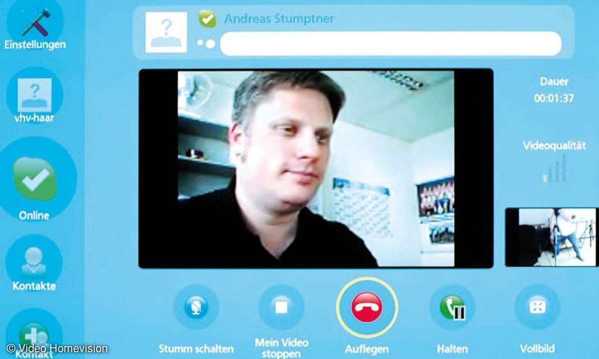 Skype-Videotelefonat