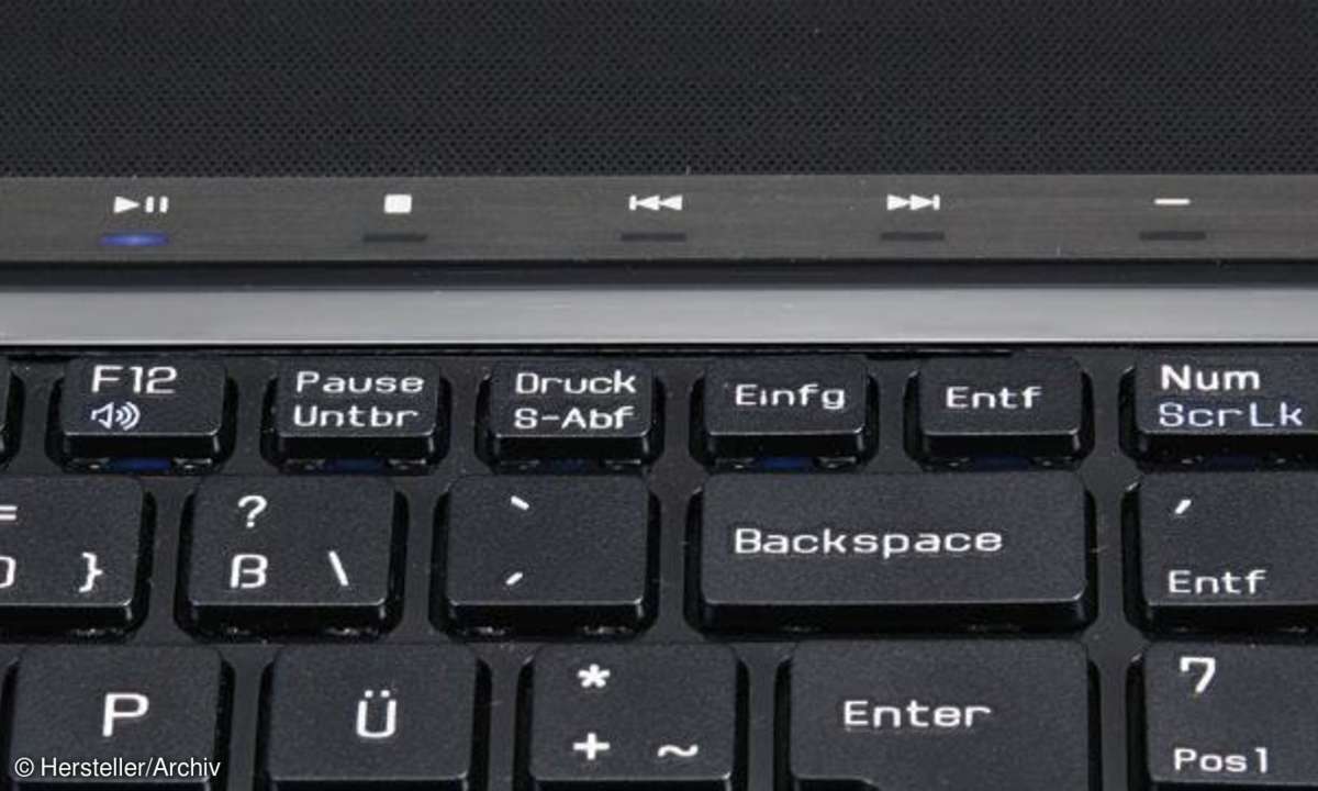 hardware, notebook, Medion-Keyboard