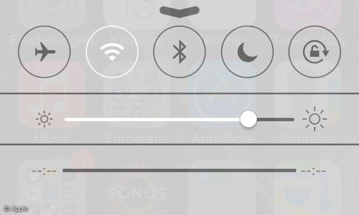 Kommandozentrale Iphone IOS 7