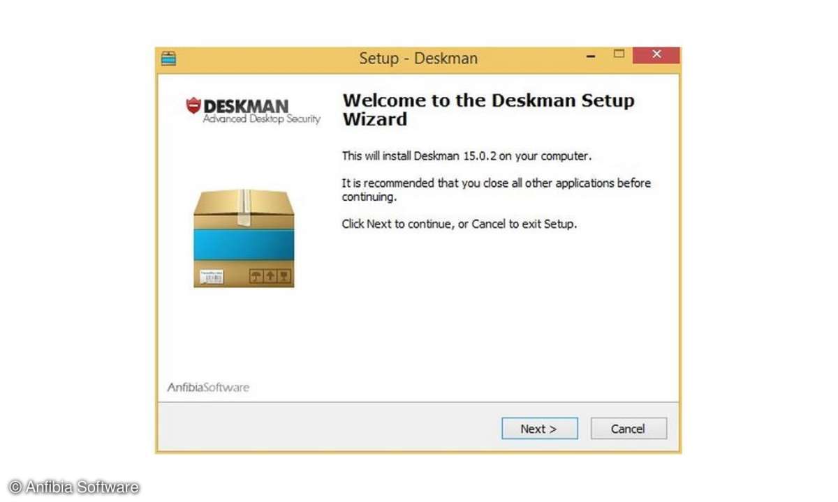 Software, Deskman, Anfibia Software, Benutzersicherheit