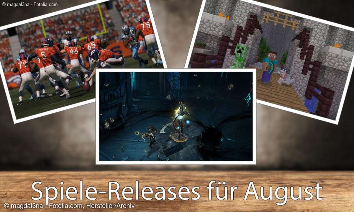 Spiele-Releases: Wir zeigen Ihnen alle wichtigen Neuerscheinungen im August.