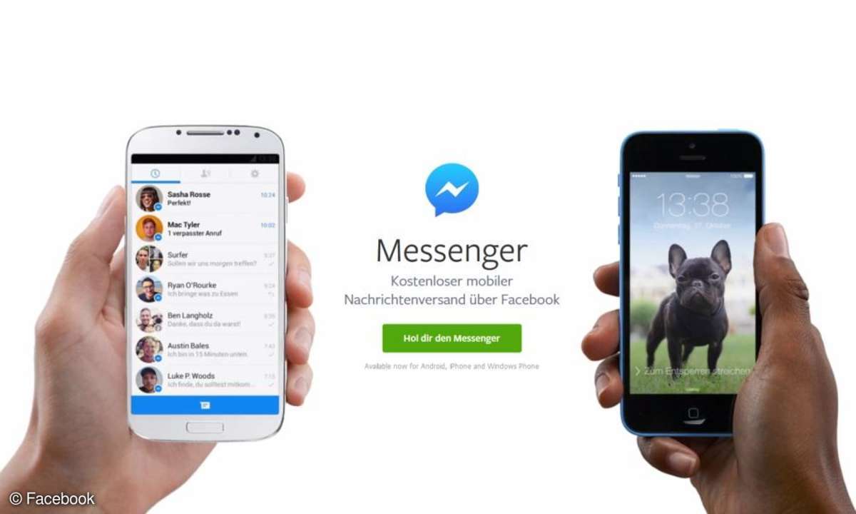 Die Messenger-App von Facebook wird zur Pflicht, will man mobil chatten.