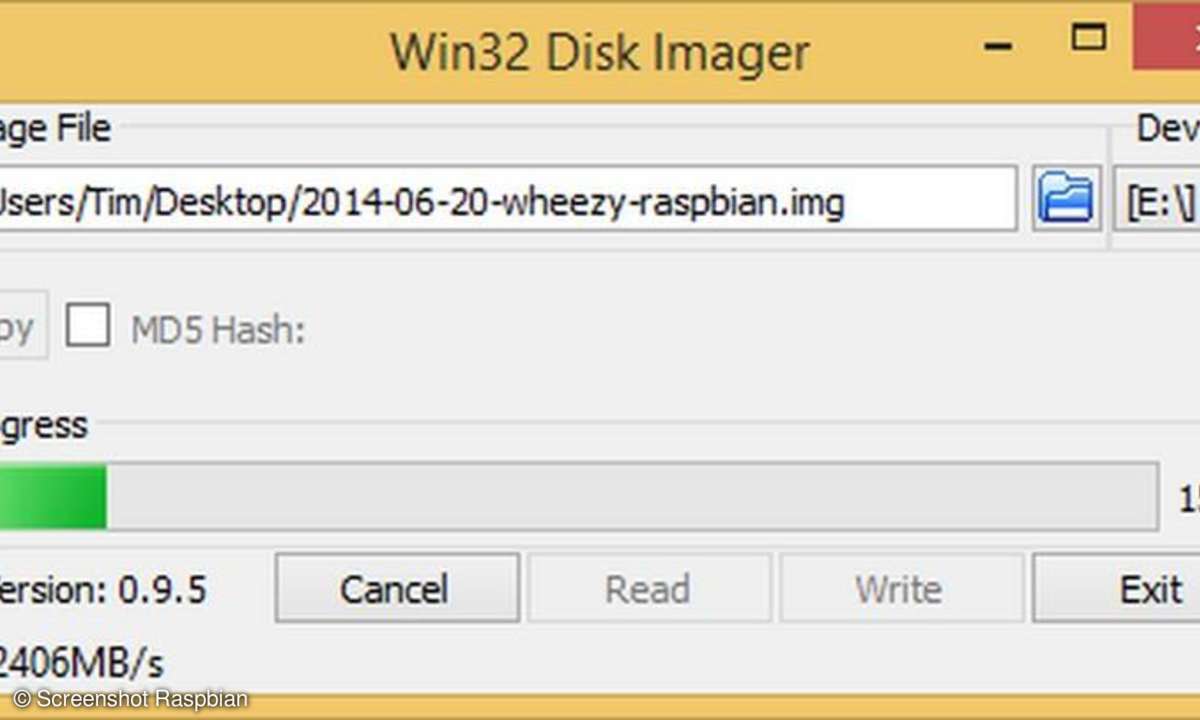Raspberry Pi, Raspbian, einrichten