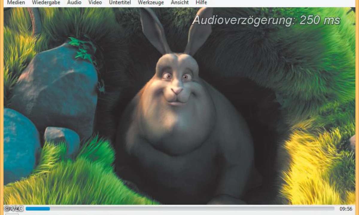 VLC, Audioverzögerung
