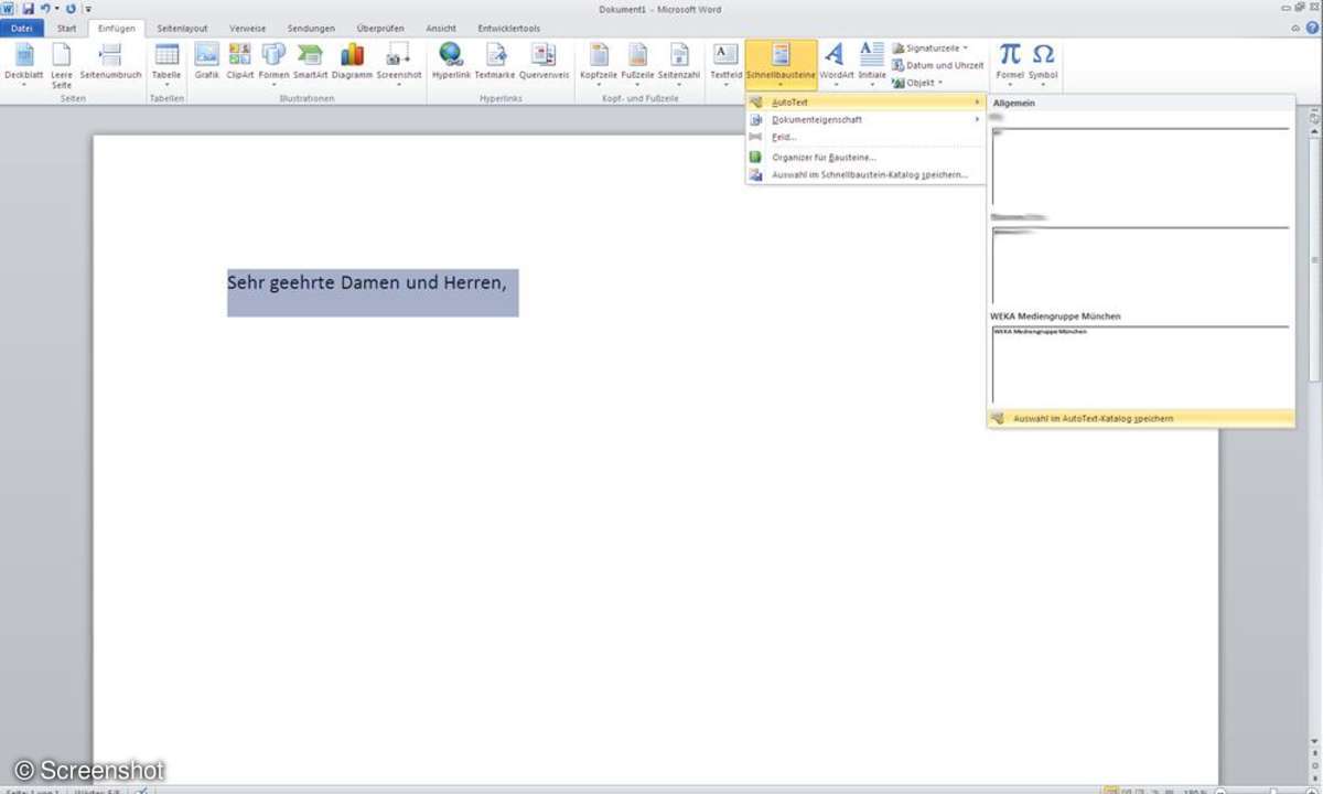 Microsoft Word,Tipps