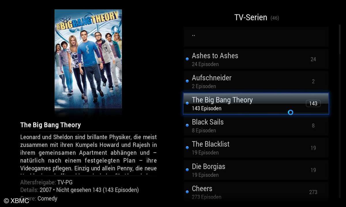 XBMC, Skins, Look, Oberfläche, Software, Mediacenter, Film, Musik