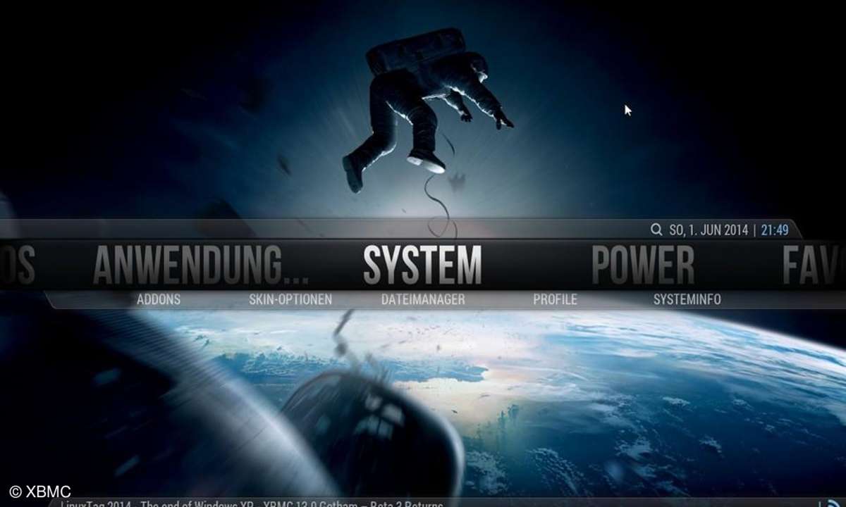 XBMC, Skins, Look, Oberfläche, Software, Mediacenter, Film, Musik