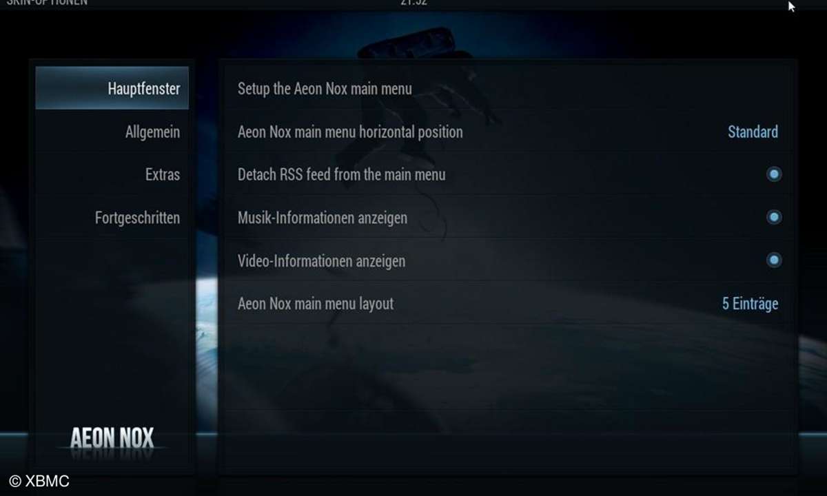 XBMC, Skins, Look, Oberfläche, Software, Mediacenter, Film, Musik