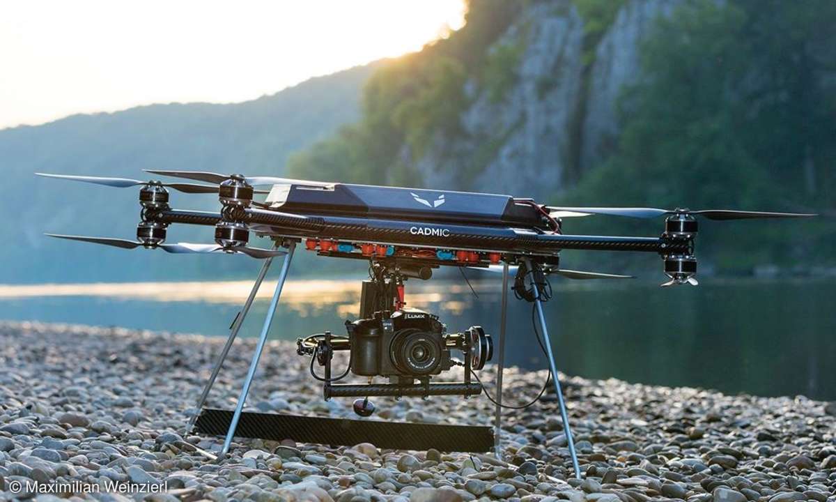 4k-Filmen mit Gyrokopter