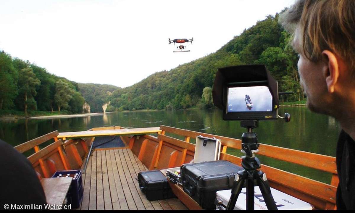 4k-Filmen mit Gyrokopter