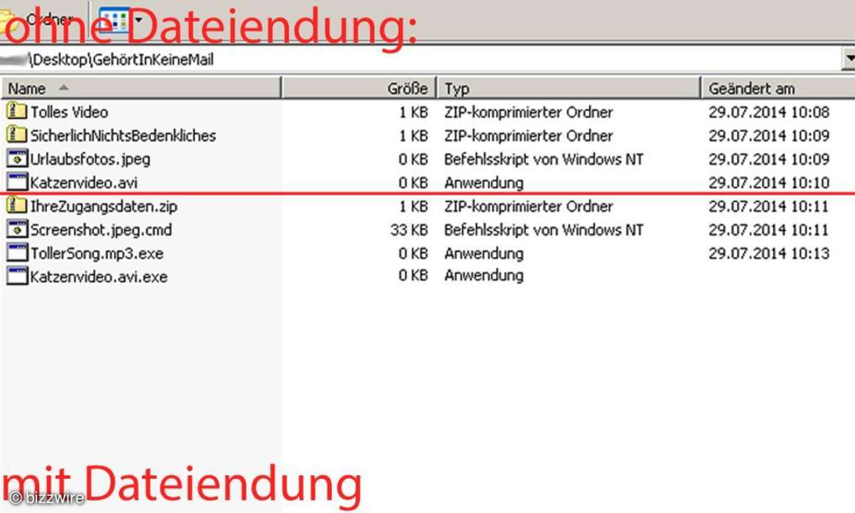 Es ist eine einfache Anfrage, bewegen Sie Ihre IT-Manager dazu, bestimmte Anhänge in E-Mails zu blockieren. Darunter sollten auf jeden Fall .exe und .cmd fallen. In dem Zeitalter von Drive und Dropbox sind auch .zip und .rar Archive unnötige Siche...