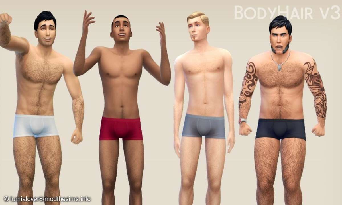 Sims 4 Mods: BodyHair v3