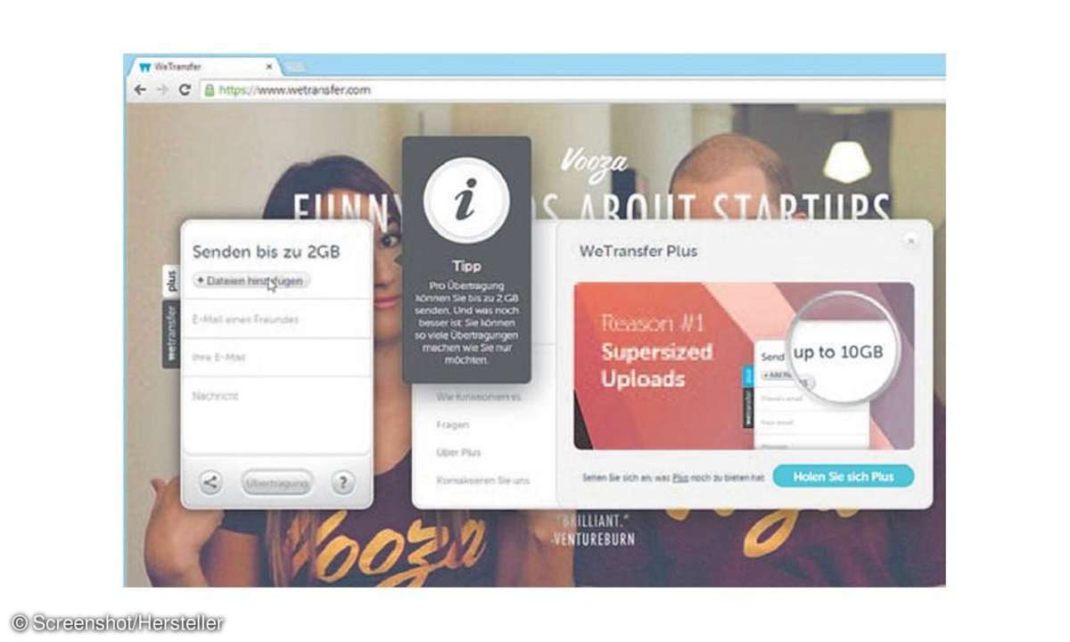Daten,Versand,Internet,WeTransfer
