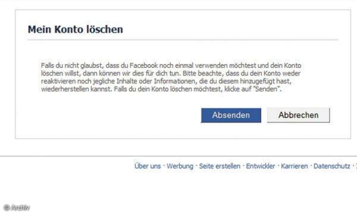 Löschantrag bei Fracebook