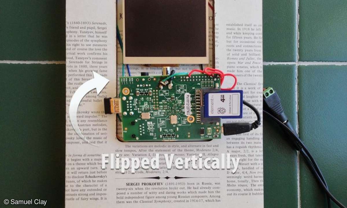 Digitaler Bilderrahmen, Raspbery Pi