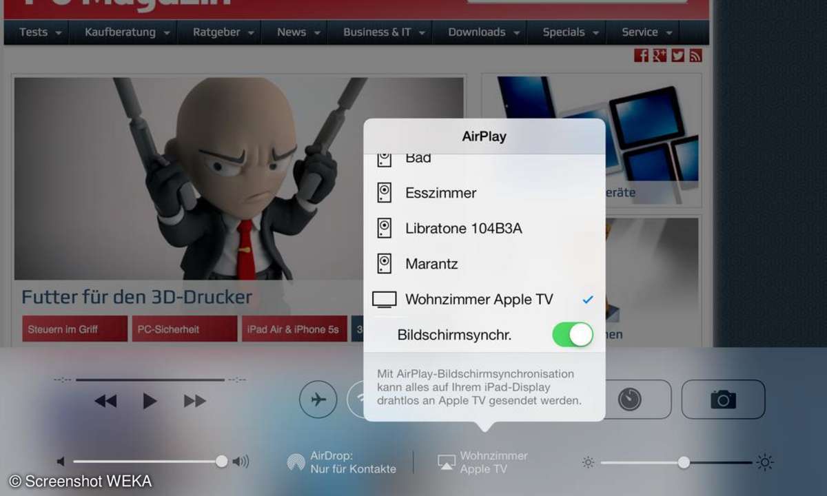5. AirPlay mit iPhone und iPad