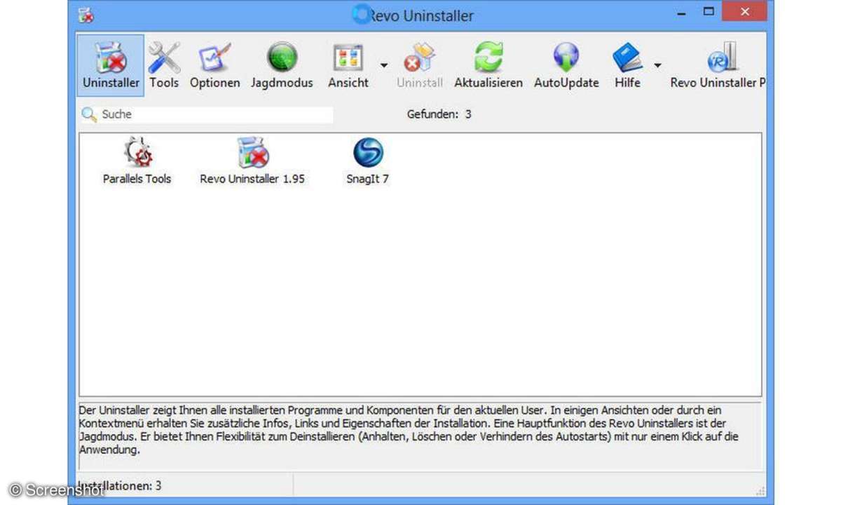 Programme neu installieren