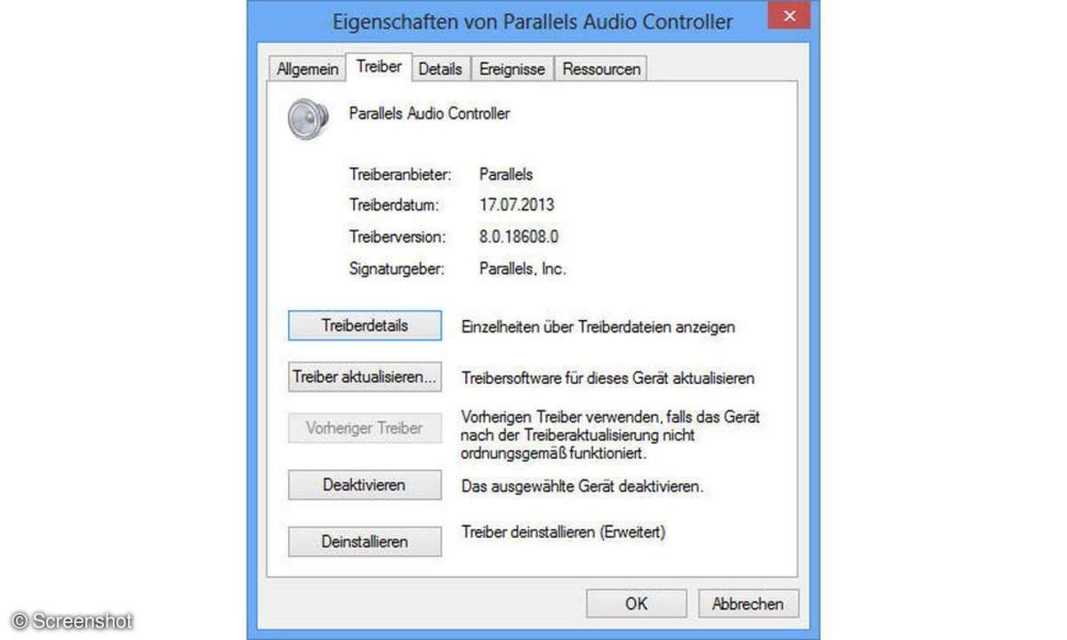 Alte Treiber installieren