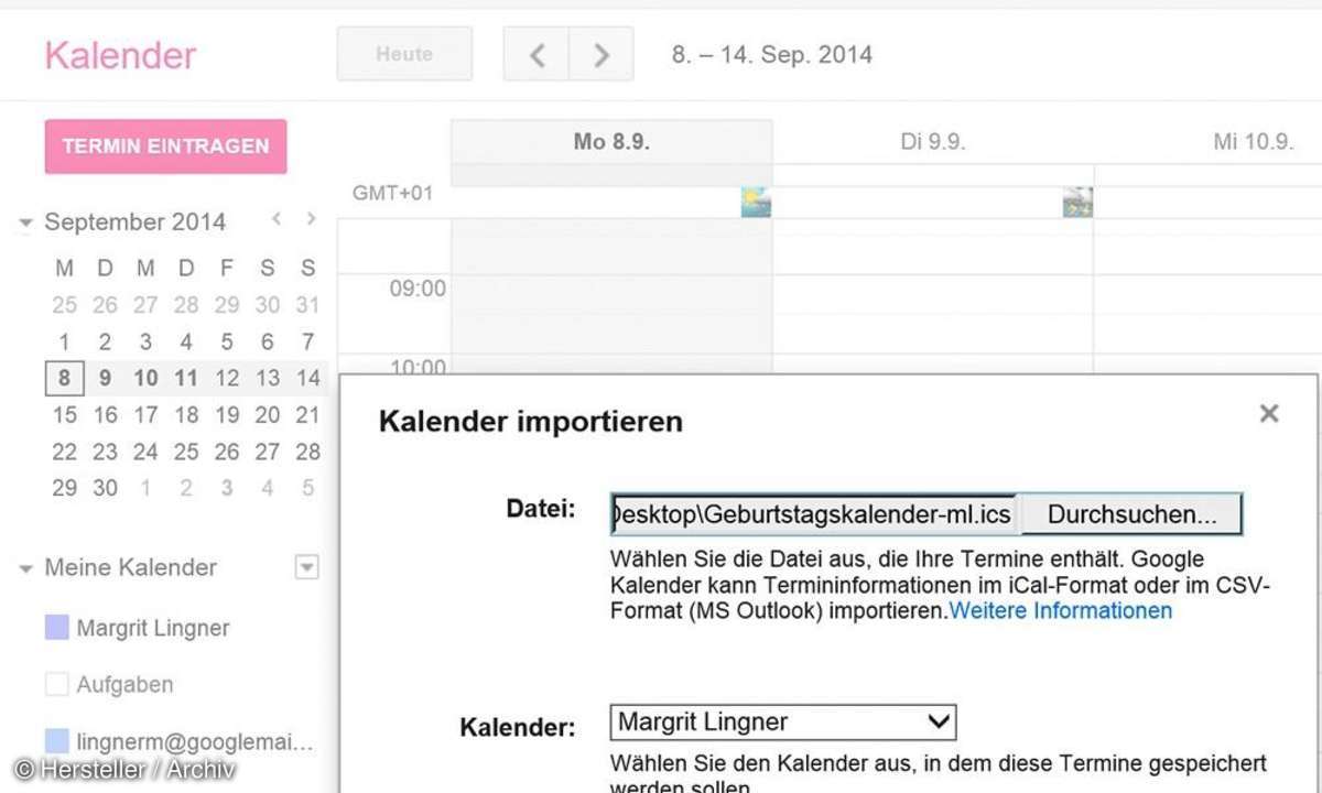 Outlook-Kalender