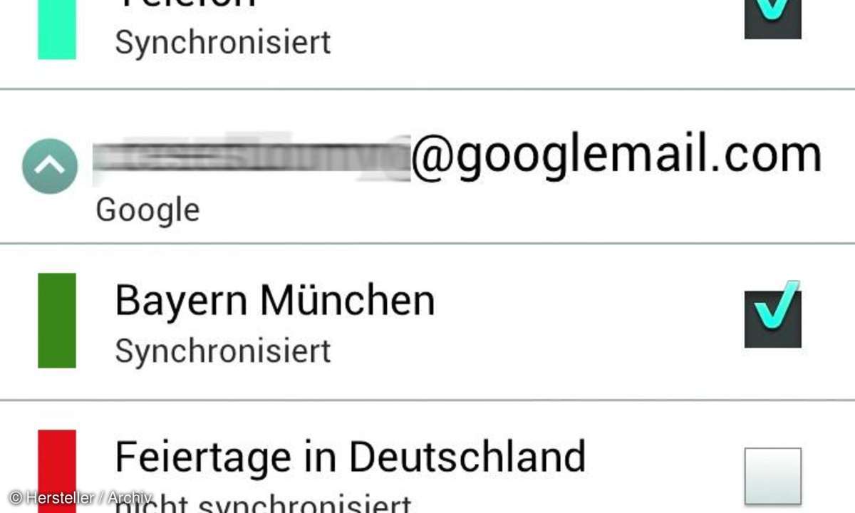 Events im Google Kalender