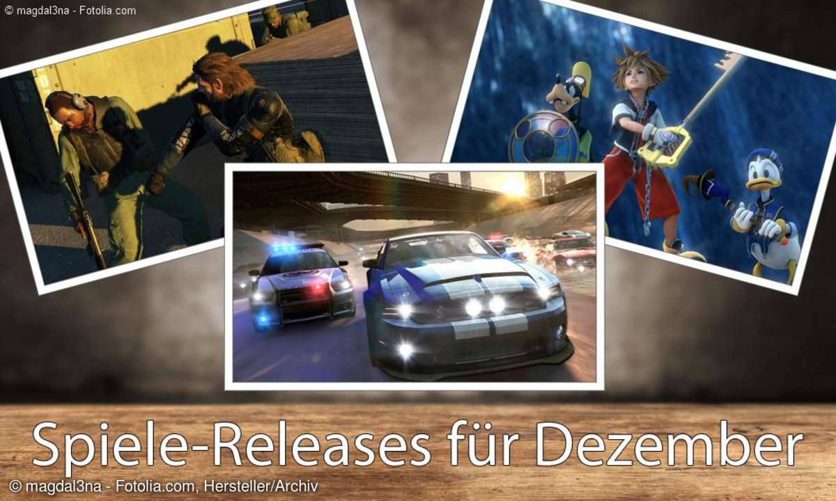 Wir zeigen Ihnen alle wichtigen Spiele-Releases im Dezember.