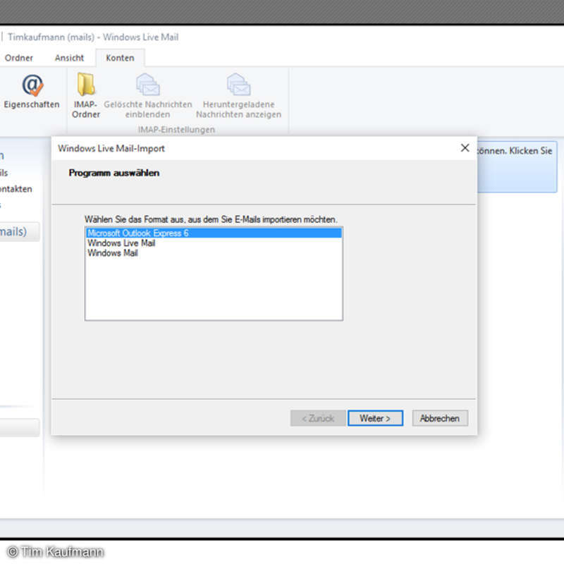 Alte EMails aus Outlook Express und Windows Mail lesen connectliving