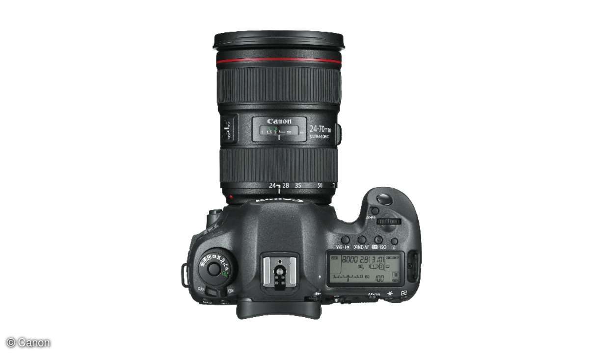 Canon EOS 5DS von oben