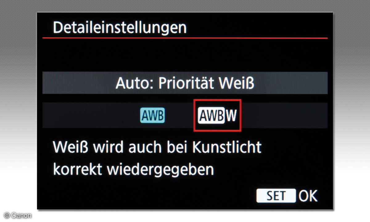 Canon EOS 5Ds Weißabgleich