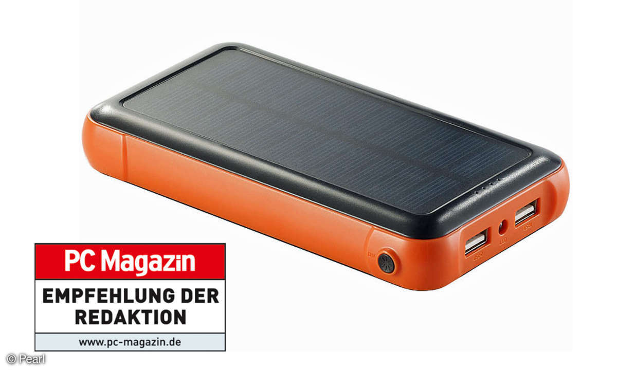revolt Solar-Powerbank mit 20.000 mAh
