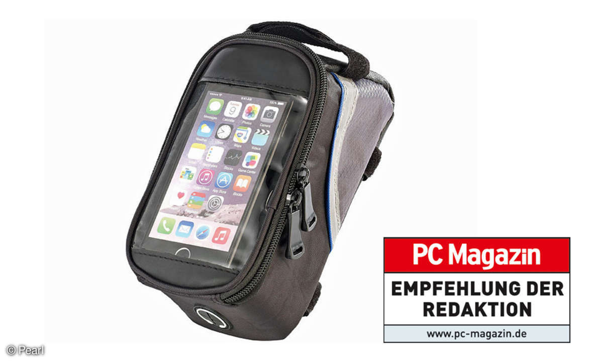 Pearl universelle Fahrradtasche für Smartphones bis 5,2 Zoll