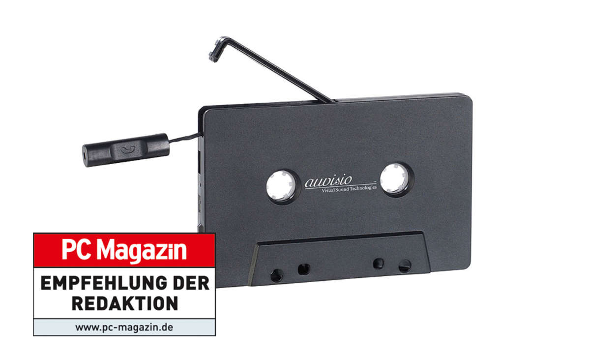 Auvisio Bluetooth Kassetten-Musik-Adapter