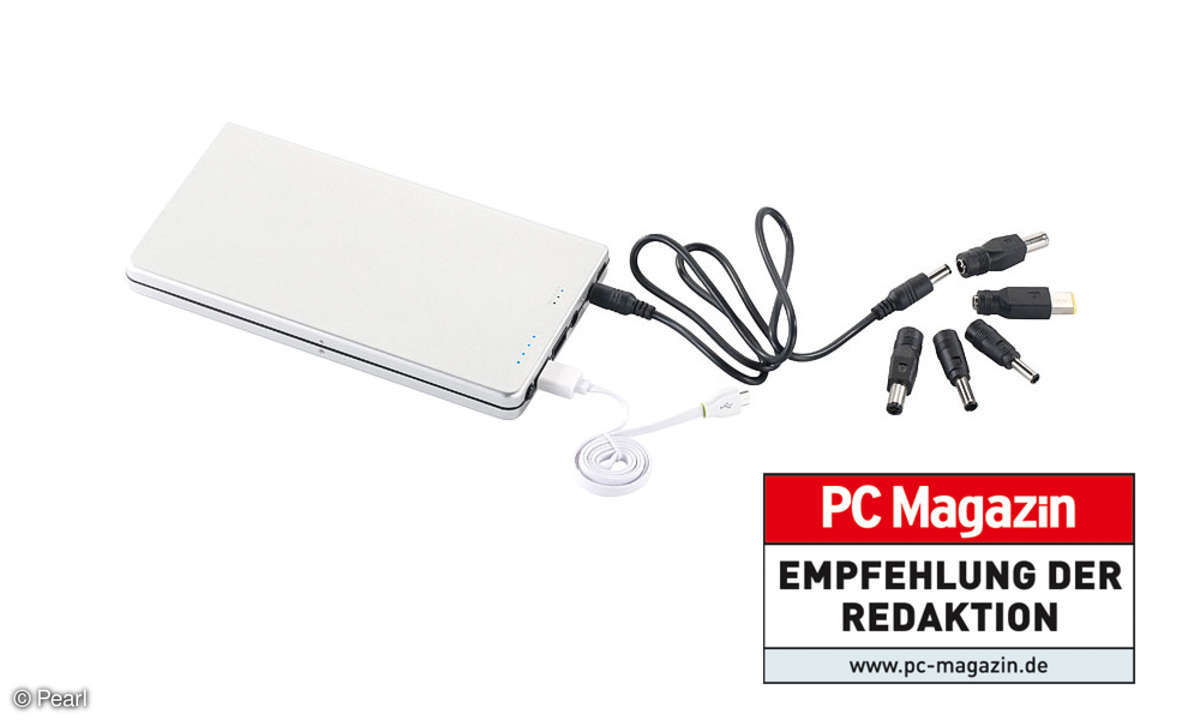 revolt Powerbank mit 35.000 mAh für Notebook & Co.