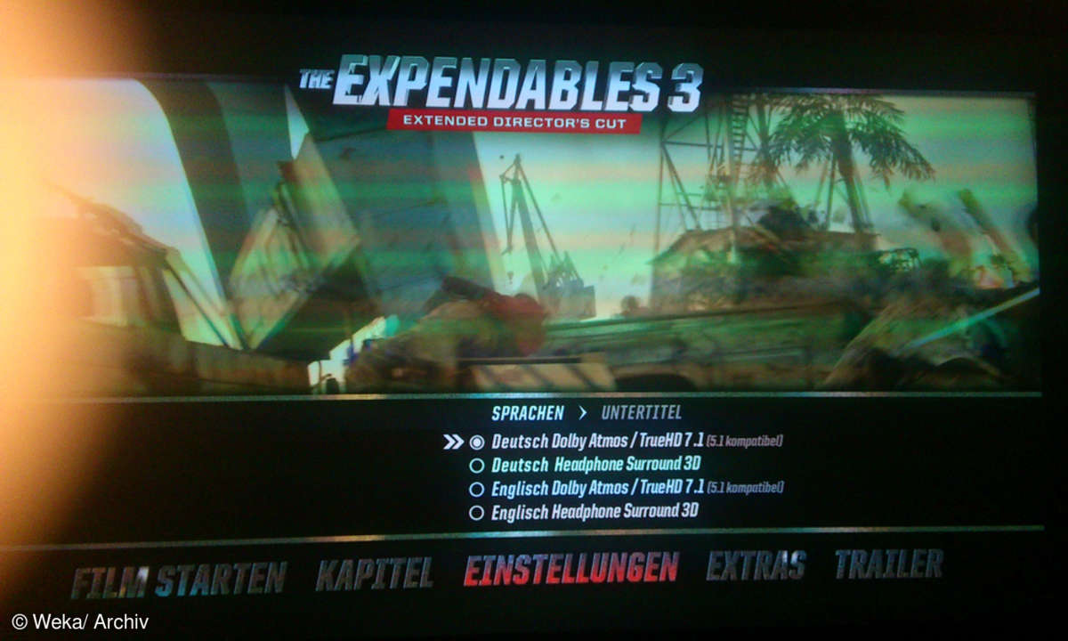 The Expendables 3 Screen von Christoph Reschke