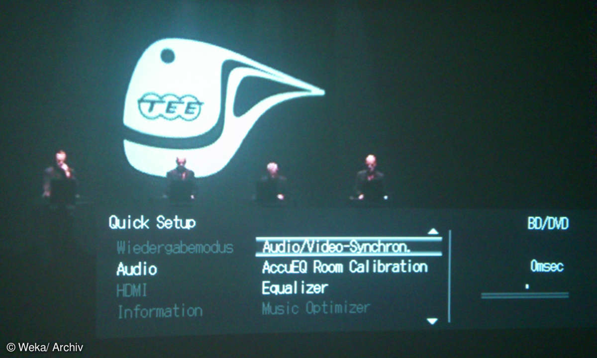 Einstellungen Screen