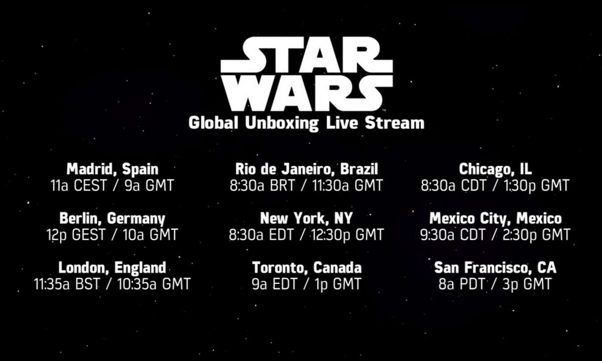 StarWars Toys Unboxing Event