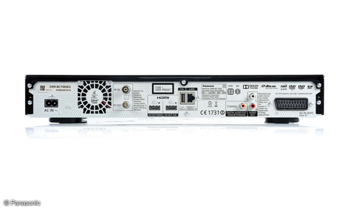 Panasonic BCT950 Rückseite