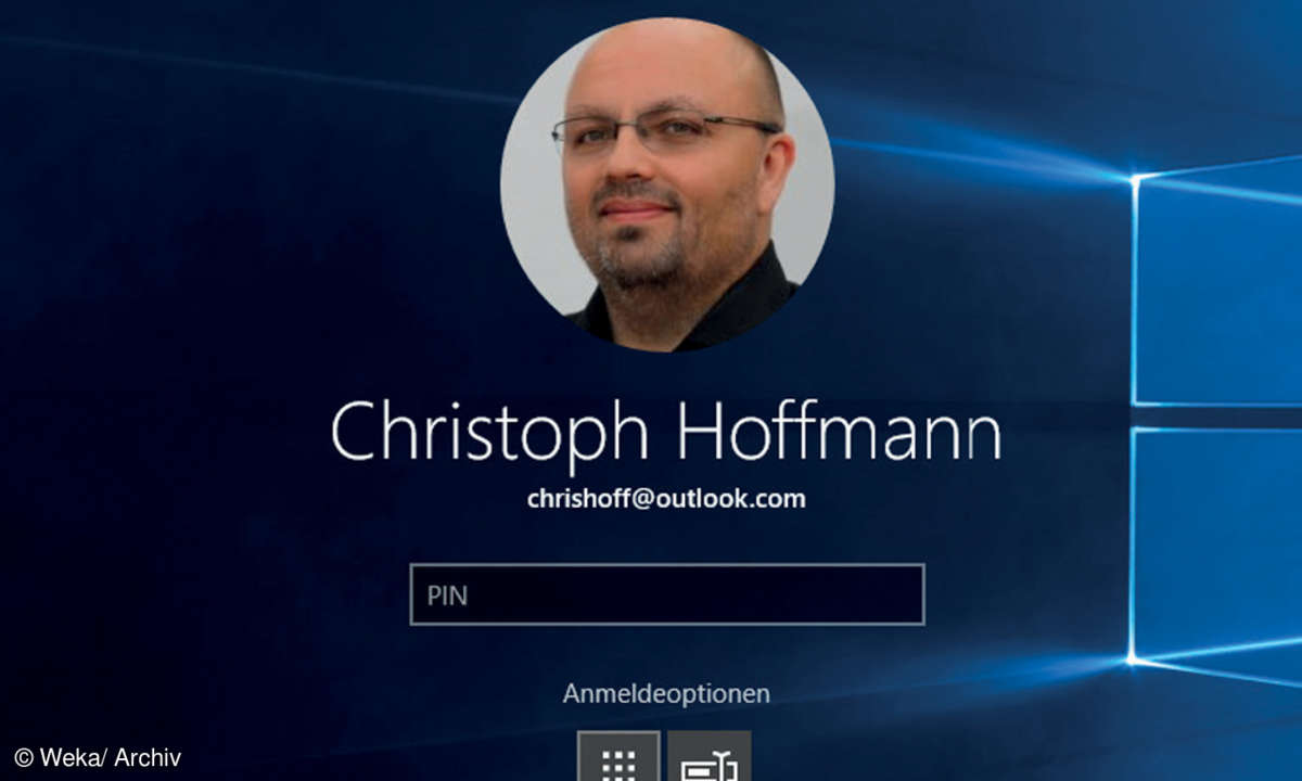 Anmelden bei Windows 10