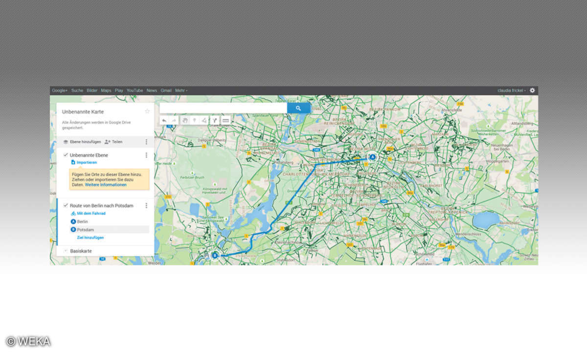 Google Maps: Karten und Routen exportieren