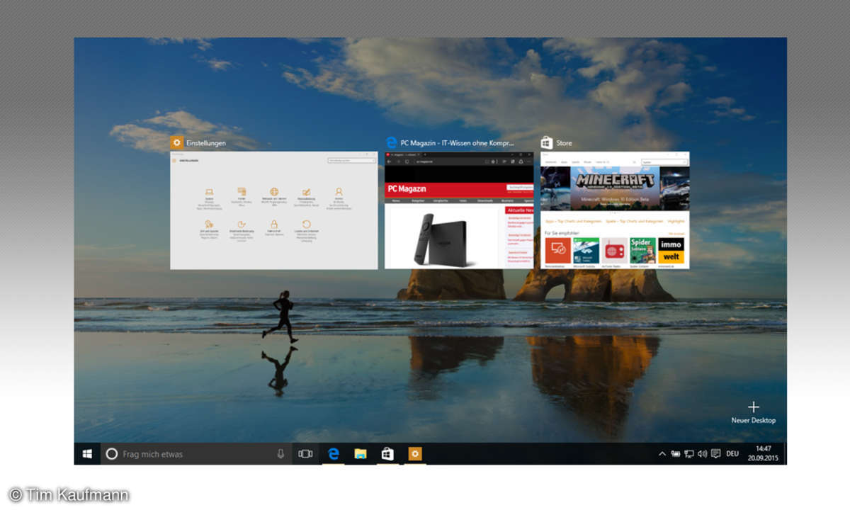 Windows 10: Änderungen für Windows-7-Nutzer