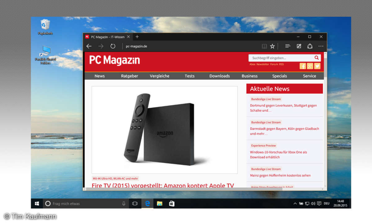 Windows 10: Änderungen für Windows-7-Nutzer
