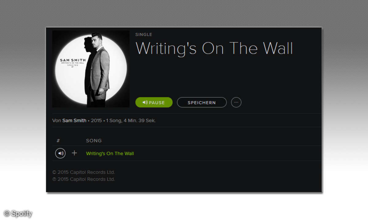 Sam Smith auf Spotify