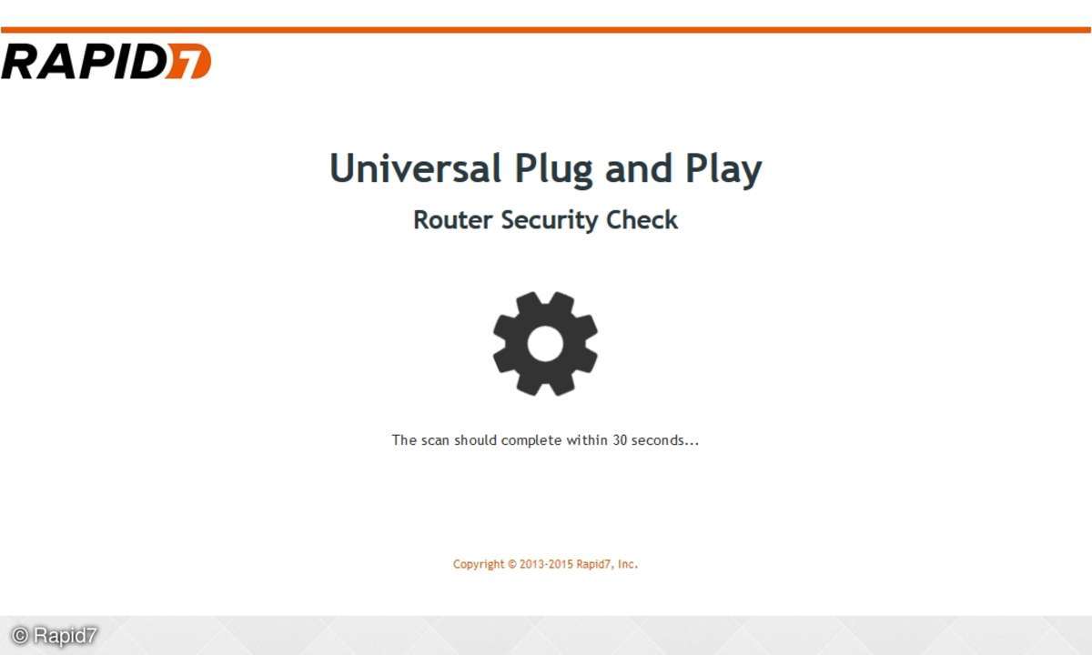 Rapid7: Scan my Router
