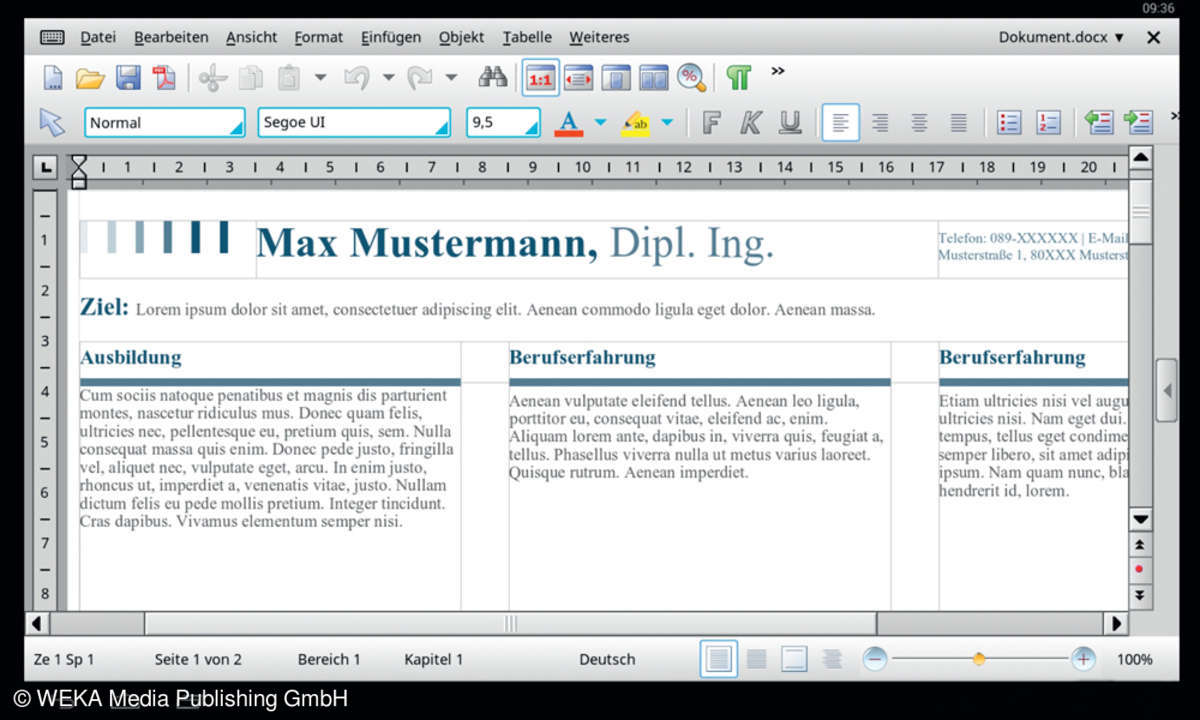 Office Apps für Android - 3 - Softmaker Office HD