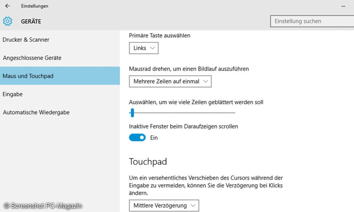 Maus Windows10