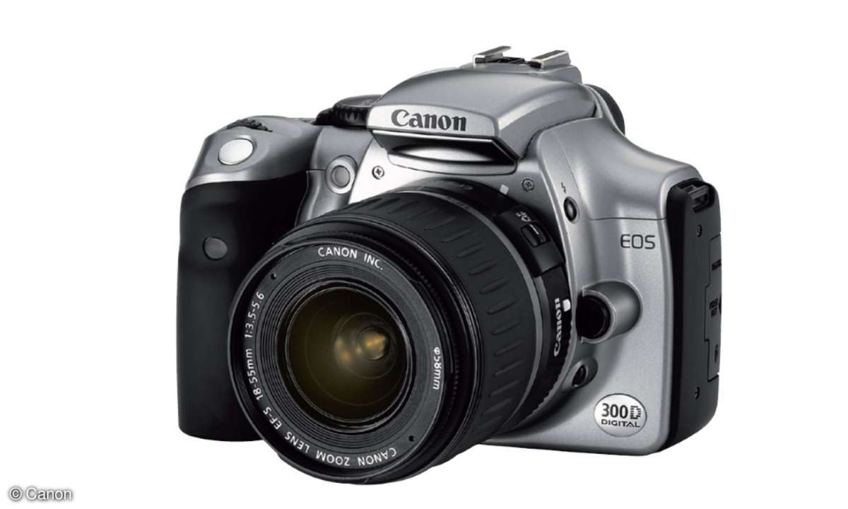 Bestseller: Kameras wie Canon 300D oder Nikon D70 boten tolle Technik für circa 1000 Euro.