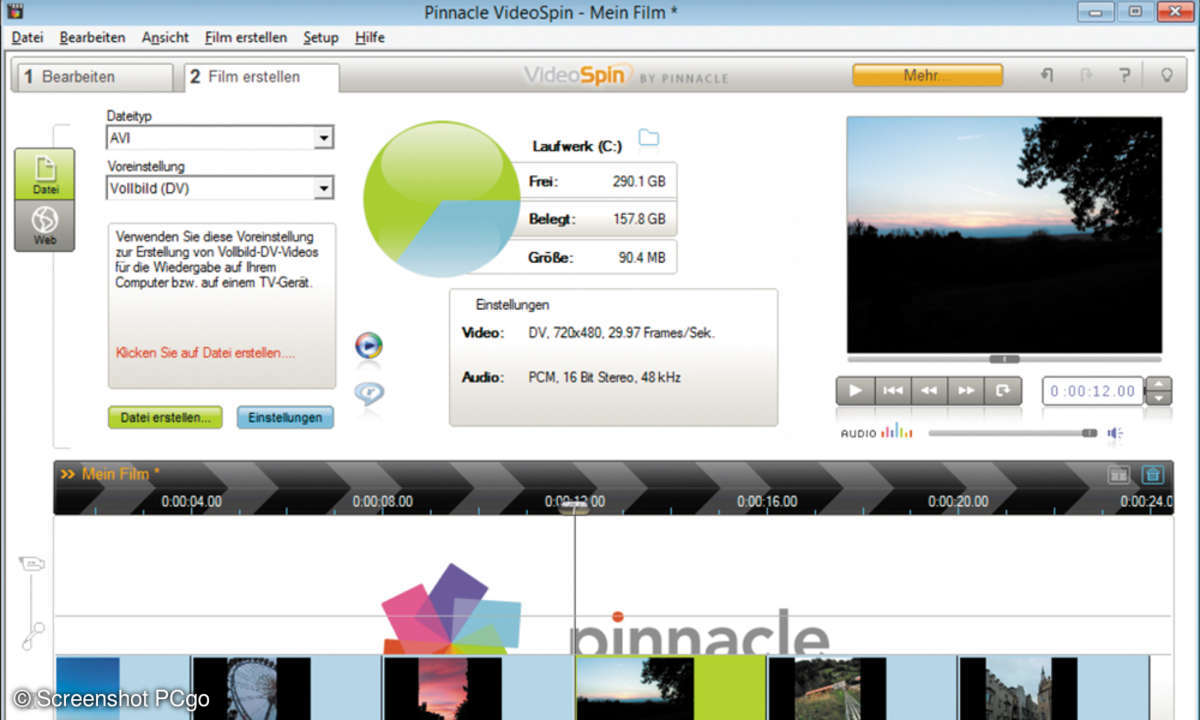 Videospin Videobearbeitung