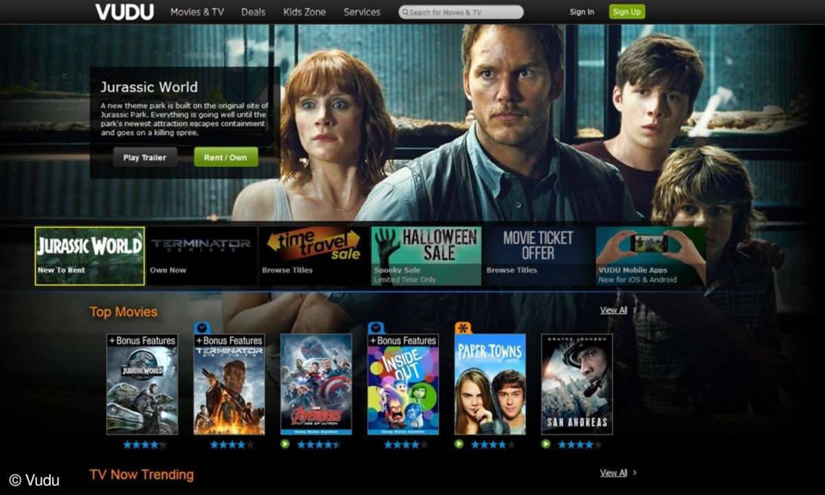 Vudu: 4K-Filme und -Serien