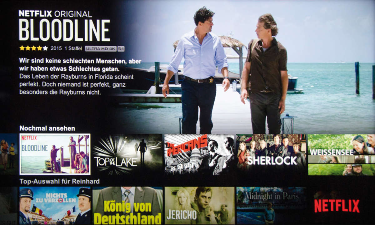 Netflix Hauptmenü