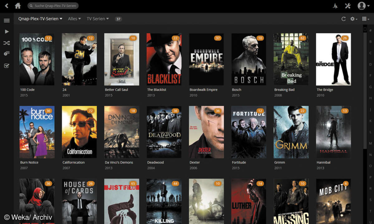 Screenshot: Kodi und Plex