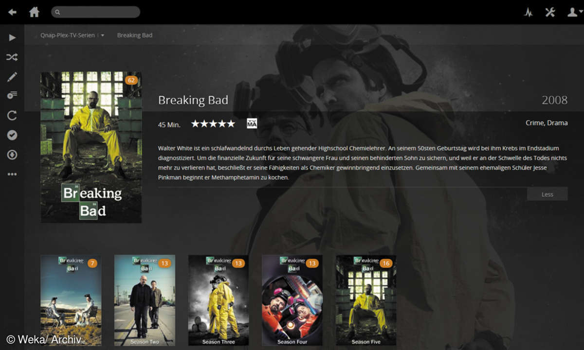 Screenshot: Kodi und Plex